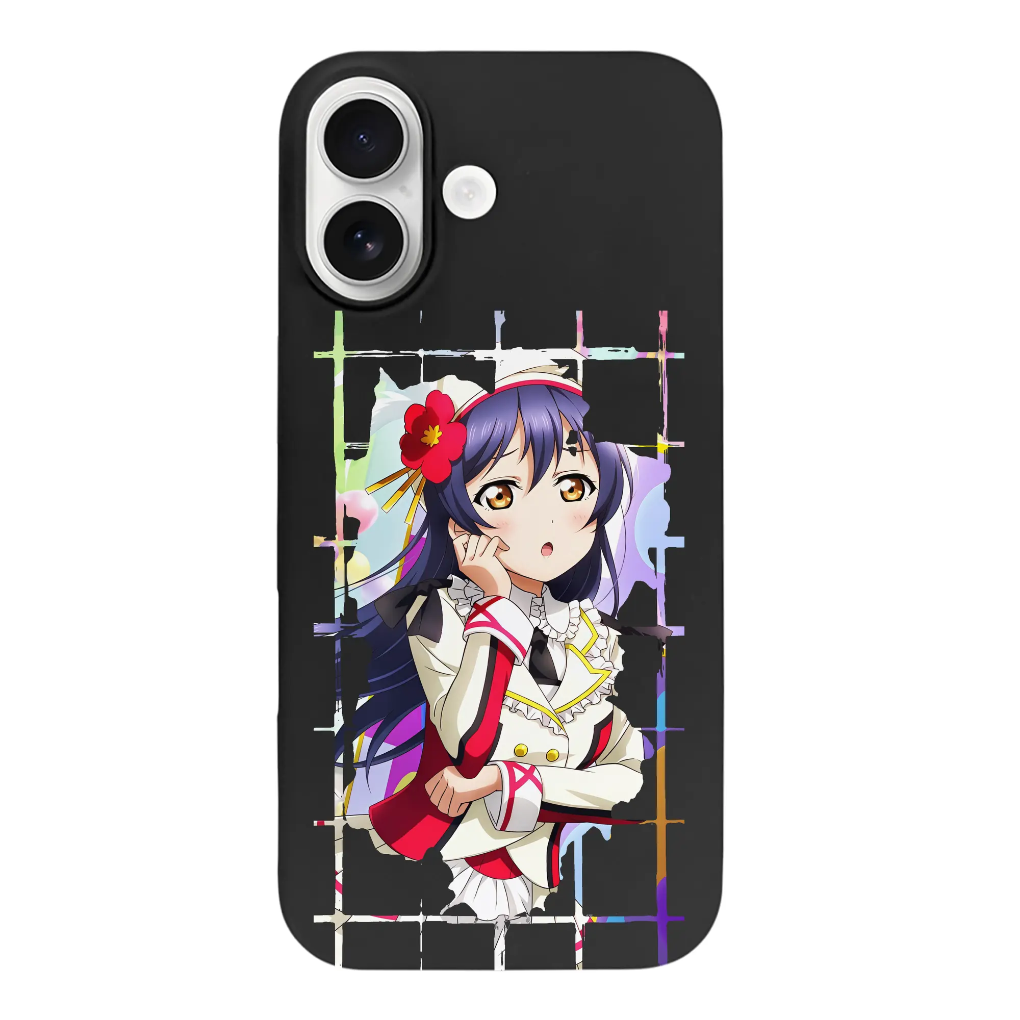 Love Live! グッズ,園田海未 - iPhone 17 シリーズ シリコンケース 薄型 耐衝撃 指紋防止 ソフトタッチカバー 精密フィット 傷防止 保護ケース iPhone 17/17 Air/17 Pro/17 Pro Max 対応